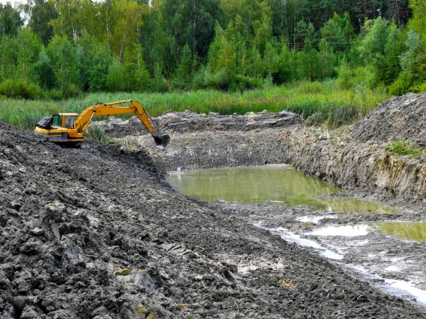 Fish Pond Digging in Milton