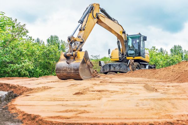 Grading Excavation in Milton