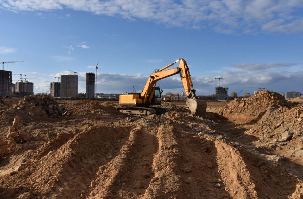 Drainage Trench Excavation in Milton