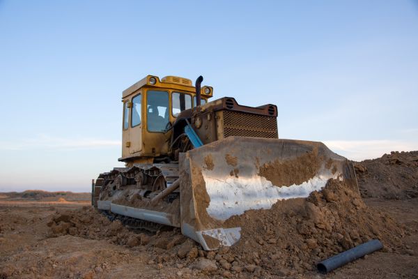 Bulldozer Land Grading in Milton