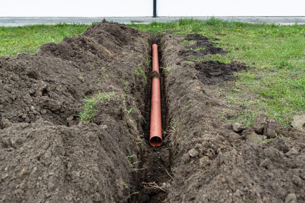Gutter Trenching in Milton