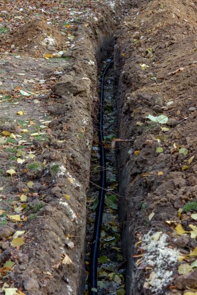 Cable Line Trenching in Milton