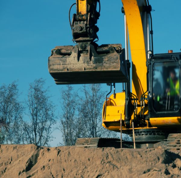 Ditch Grading in Milton
